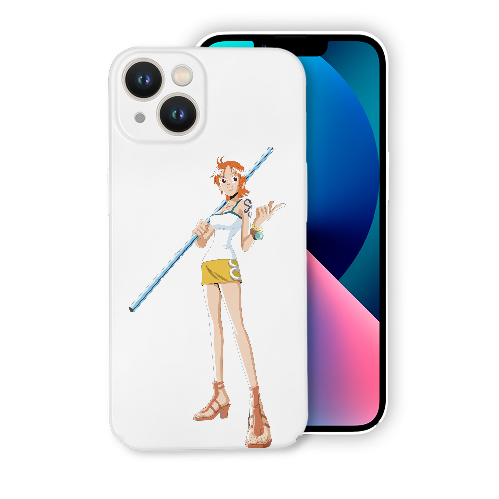 （画像用） ワンピース ナミ ONE PIECE Nami 【iPhone 14シリーズ対応】ハードケース